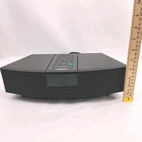 Bose Wave Radio AM/FM Clock Alarm Black Tested Working No Remote - Picture 16 of 16